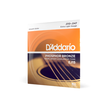 D'ADDARIO EJ15 D'Addario Cordes en Bronze Phosphoreux