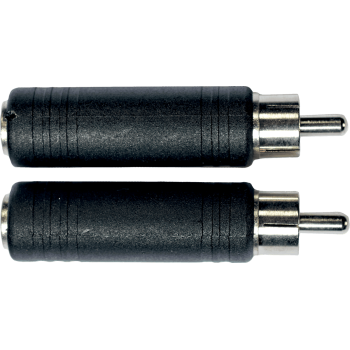 YELLOW CABLE AD08 adaptateur rca m/jack fem.em. 6.35 - lot de 2