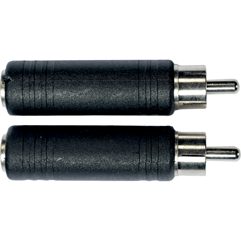 YELLOW CABLE AD08 adaptateur rca m/jack fem.em. 6.35 - lot de 2