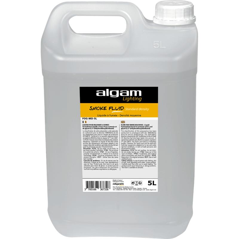 ALGAM LIGHTING FOG-MD-5L liquide fumée densité moyenne 5l