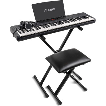 ALESIS HARMONY61MK4 Piano portable 61 touches, haut-parleurs intégrés, stand, casque, pédale sustain