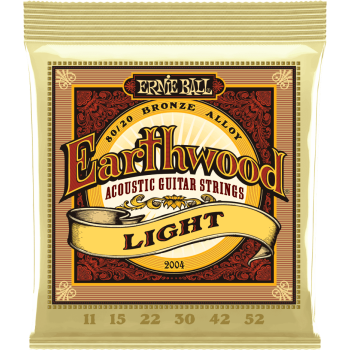 ERNIE BALL 2004 earthwood 80/20 bronze light 11-52