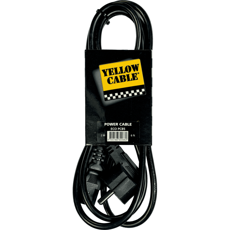YELLOW CABLE PCB5 cordon secteur + terre