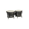 STAGG BW-200-BK bongos latins en bois de 7,5 et 6,5 noirs