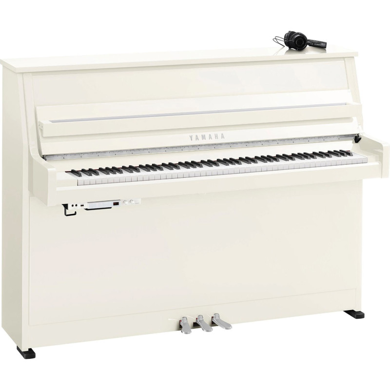 YAMAHA B10 SC3 PWHC blanc laqué chrome silent SC3