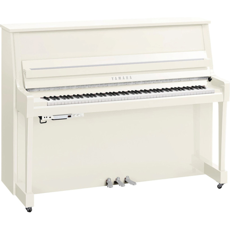 YAMAHA B20 TC3 PWHC blanc laqué chrome transacoustic TC3