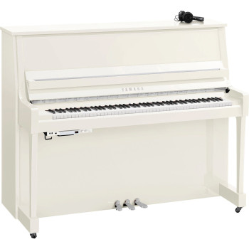YAMAHA B30 SC3 PWHC blanc laqué chrome silent SC3