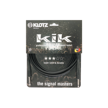 KLOTZ KIK3.0PPSW Cable Instrument 3 metres noir