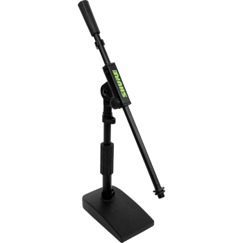 SHURE BY GATOR SH-DESKTOP2 pied de micro compact profil bas avec perche