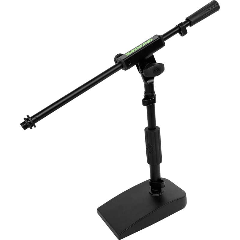 SHURE BY GATOR SH-DESKTOP2 pied de micro compact profil bas avec perche