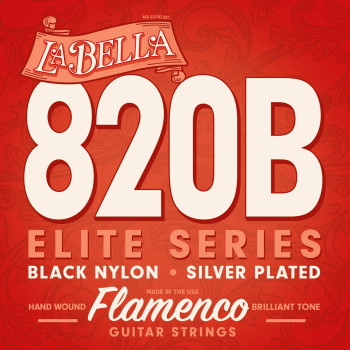 LA BELLA 820B jeu flamenco la bella elite nylon black