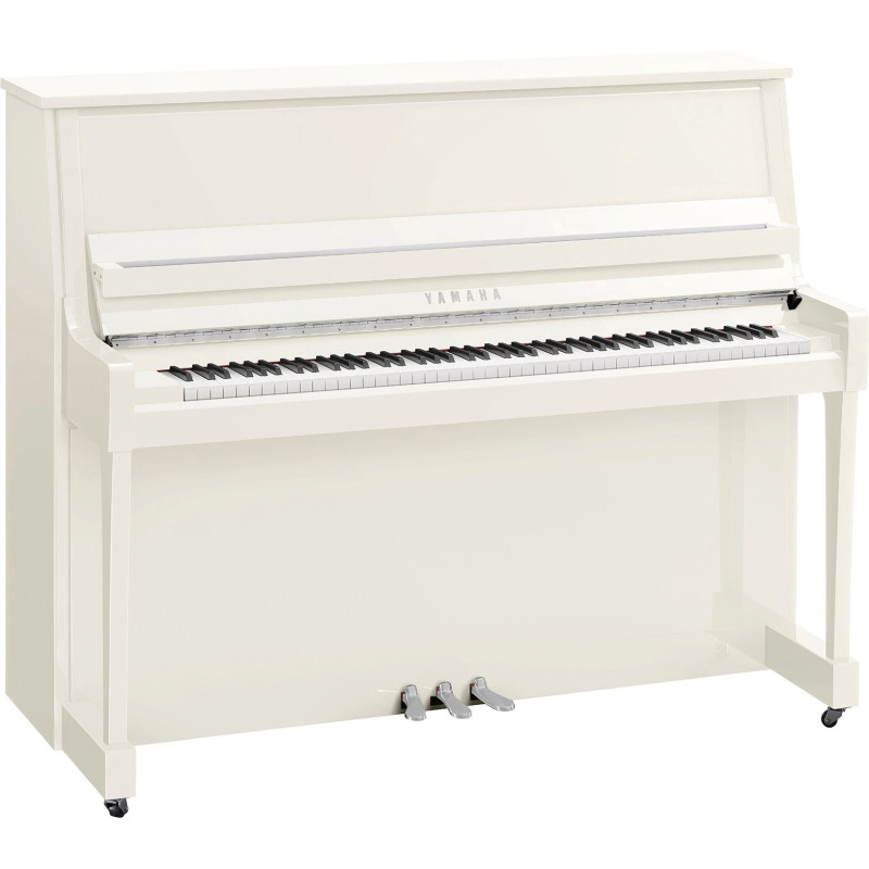 YAMAHA B30 PWHC blanc laqué chrome