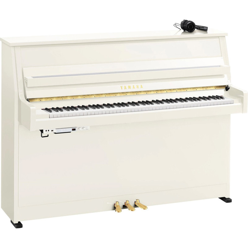 YAMAHA B10 SC3 PWH blanc laqué silent SC3