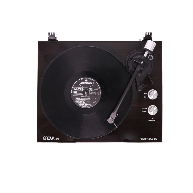 ENOVA HIFI VISION4 USB WD Platine vinyle hifi USB/Bluetooth - finition bois