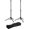 GATOR FRAMEWORKS GFWSPK0250SET set de 2 mini pieds d'enceinte avec housse de transport