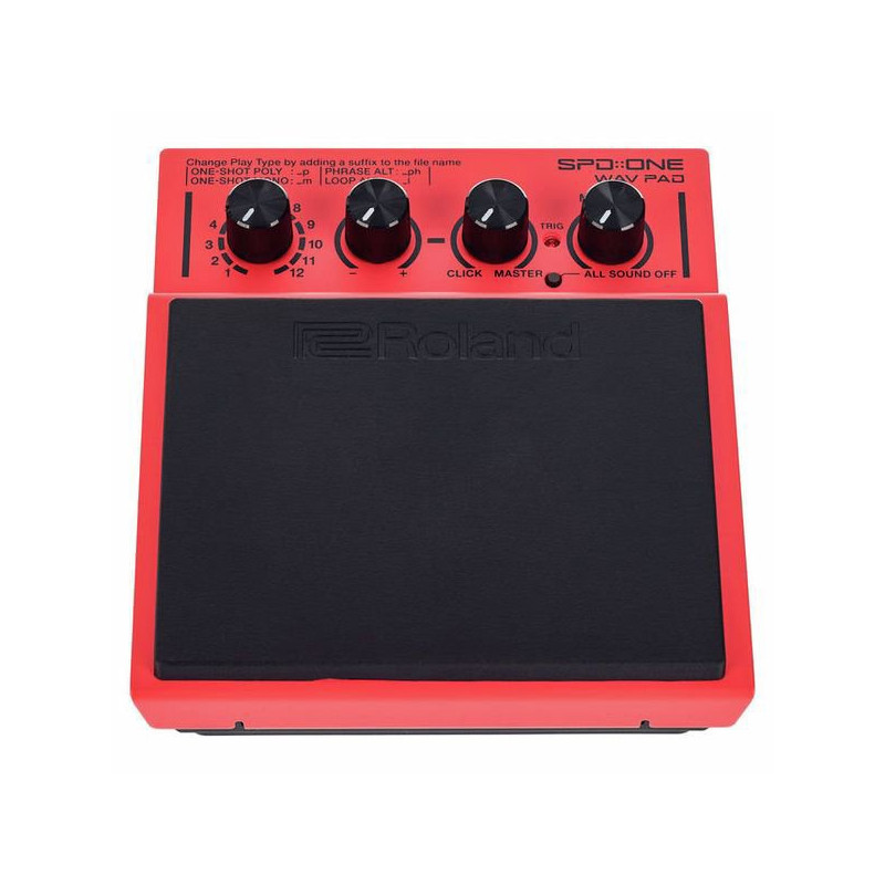 ROLAND SPD-1W spd::one wav pad - 4gb internal memory avec separate stereo outputs pour  main output and headphones