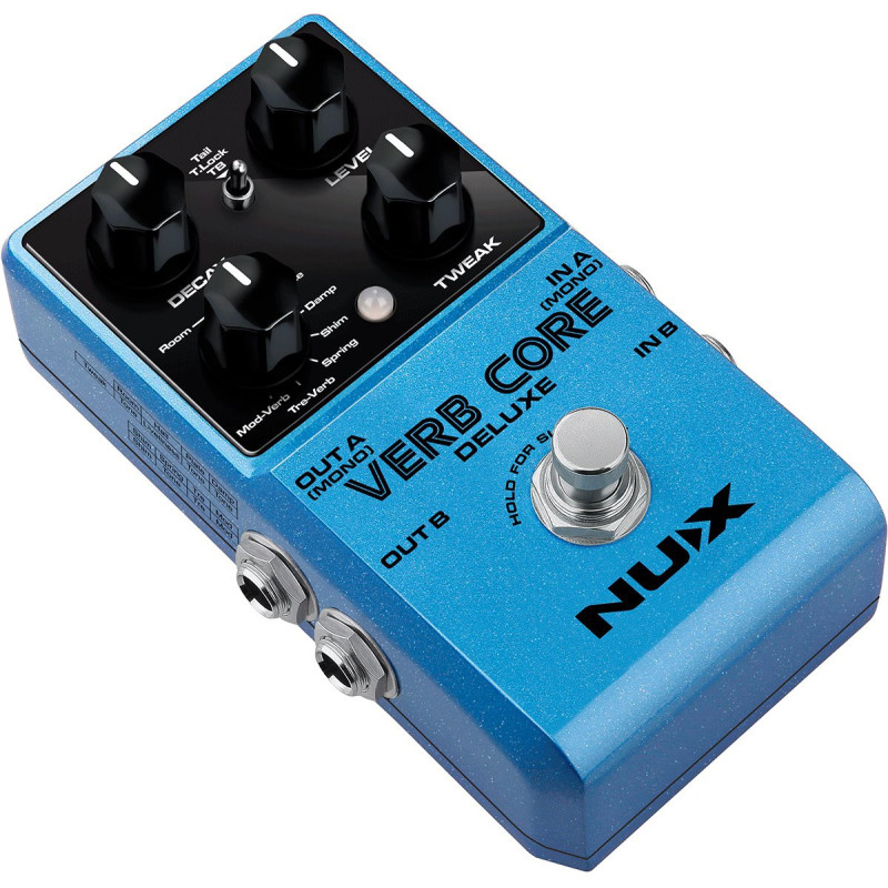 NUX VERBCORE-DLX pédale numérique de reverb - 8 effets