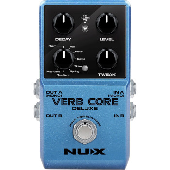 NUX VERBCORE-DLX pédale numérique de reverb - 8 effets