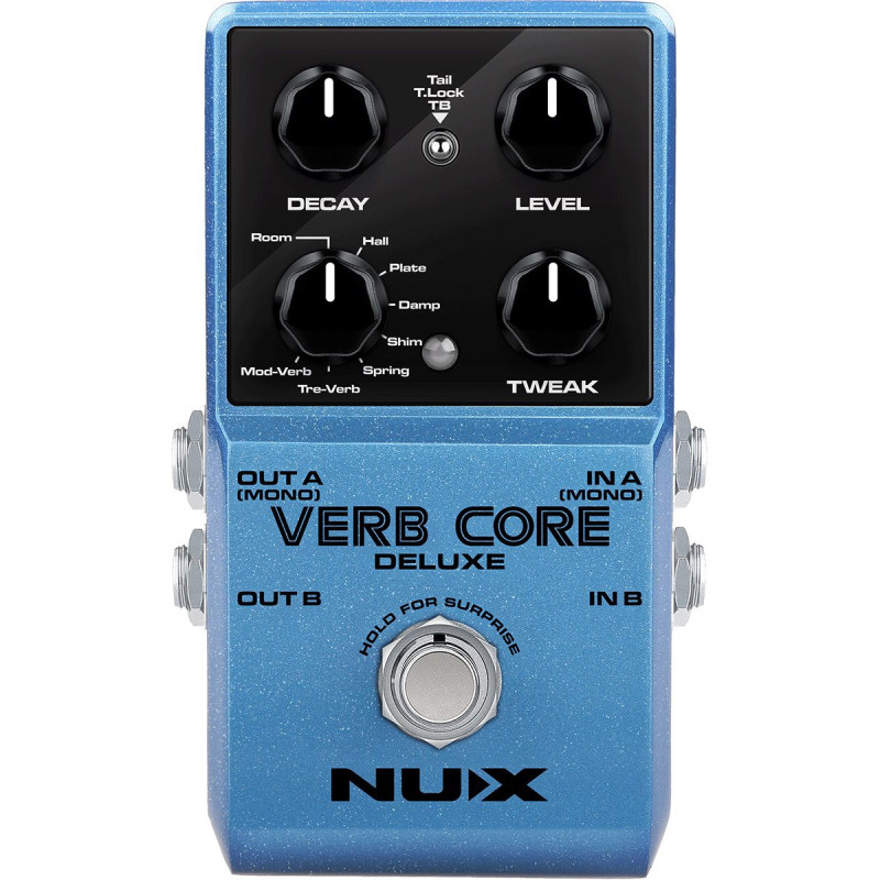 NUX VERBCORE-DLX pédale numérique de reverb - 8 effets