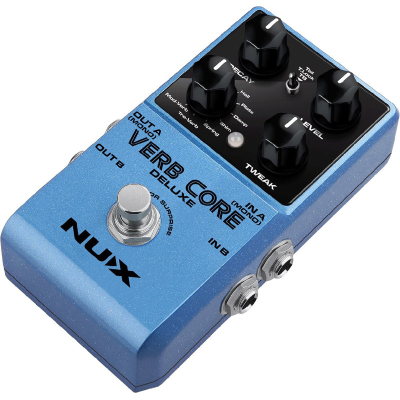 NUX VERBCORE-DLX pédale numérique de reverb - 8 effets
