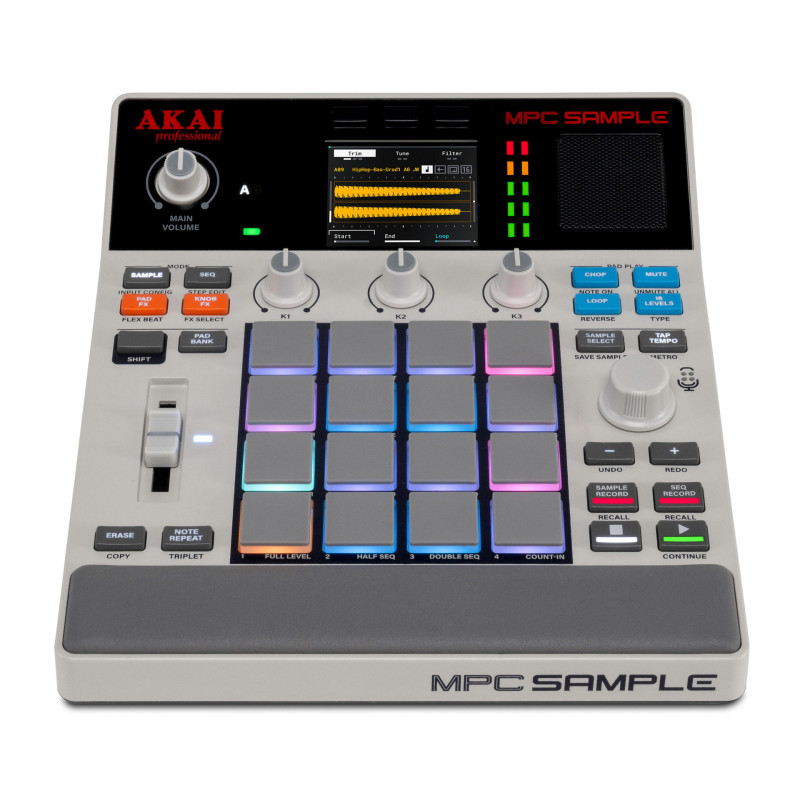 AKAI MPC SAMPLE Sampleur, séquenceur et processeur d'effets nomade autonome sur batterie