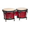 STAGG BW-200-CH bongos latins en bois de 7,5 et 6,5 finition merisier