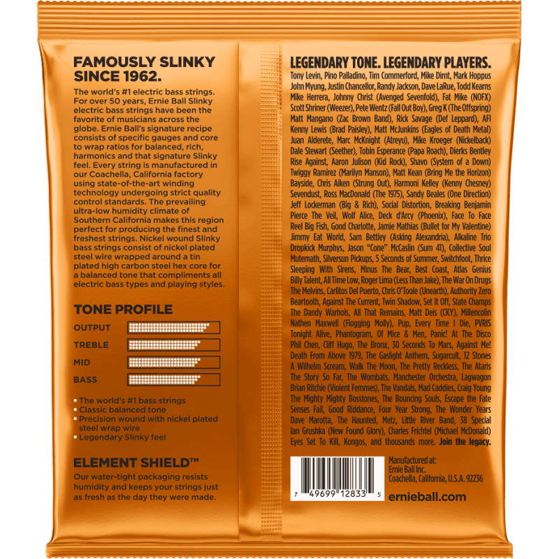 ERNIE BALL 2833 hybrid slinky 45-105