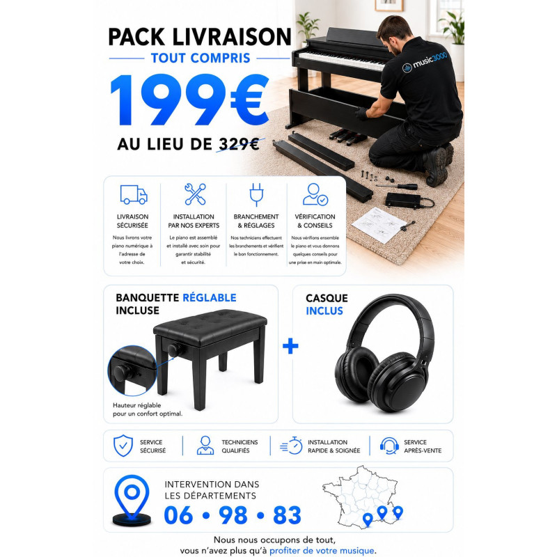 PACK LIVRAISON PIANO NUMERIQUE