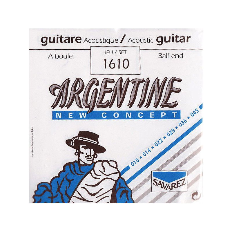 ARGENTINE 1610 jeu jazz acous boule xl