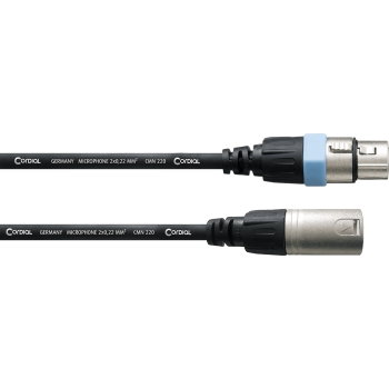 CORDIAL CCM2.5FM câble micro xlr 2,5 m