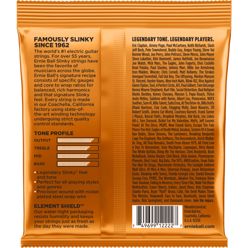 ERNIE BALL 2222 hybrid slinky 9-46