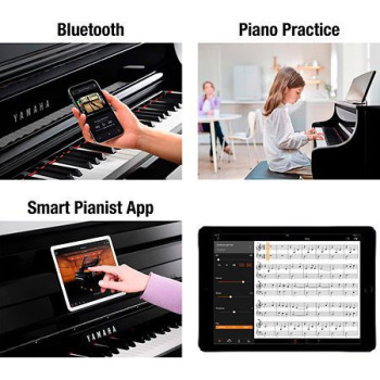 YAMAHA CLP885 B noir mat piano numerique clavinova