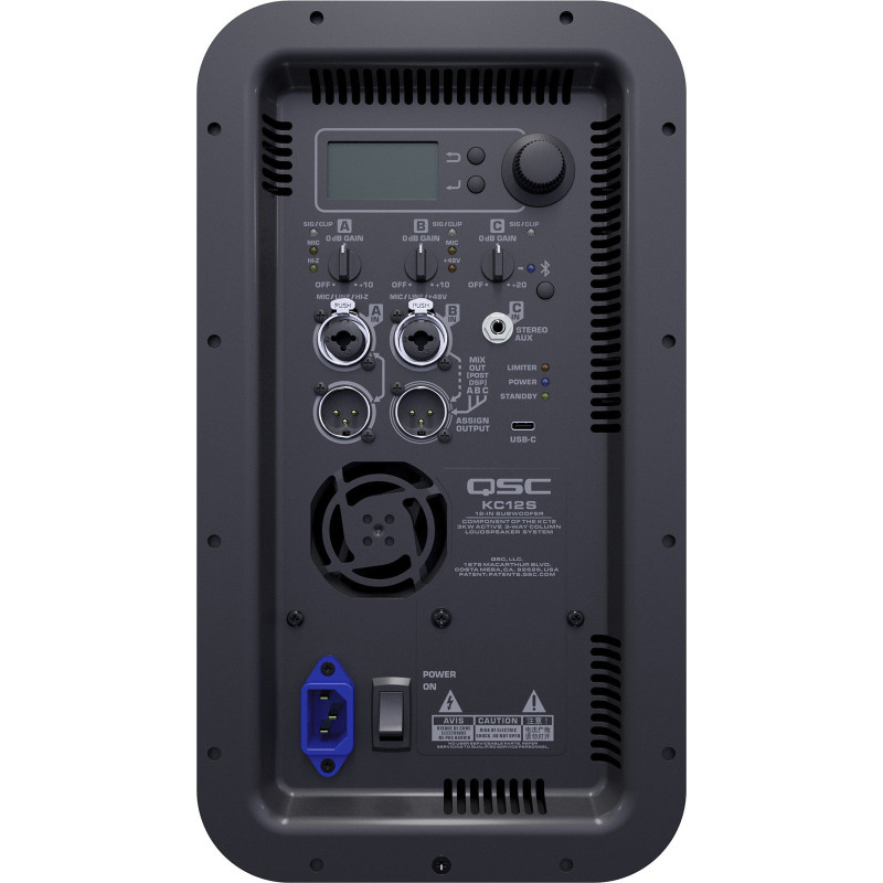 QSC PRO AUDIO KC12T-WH-SYSTEM système complet kc12t-wh + kc12s-wh - blanc
