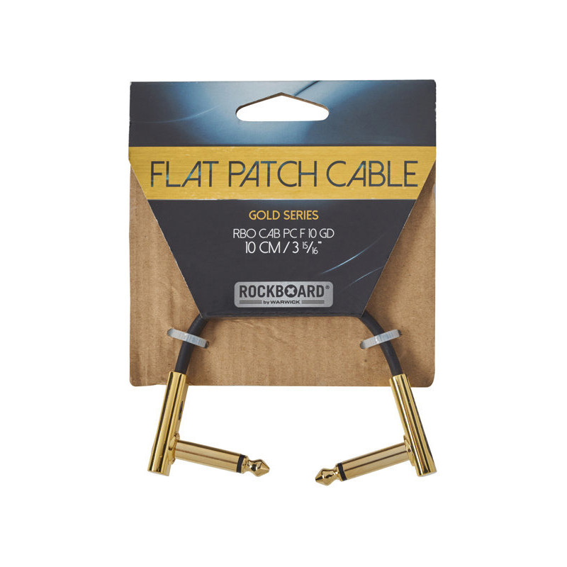 ROCKBOARD CAB-PC-F-10-GD Patch plat 10 cm Gold