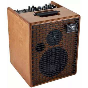 ACUS ONE FOR STRINGS 6T WOOD Ampli acoustique 130W 2 voies bi-amplifiees 2 entrees XLR symetrique