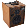 ACUS ONE FOR STRINGS 6T WOOD Ampli acoustique 130W 2 voies bi-amplifiees 2 entrees XLR symetrique