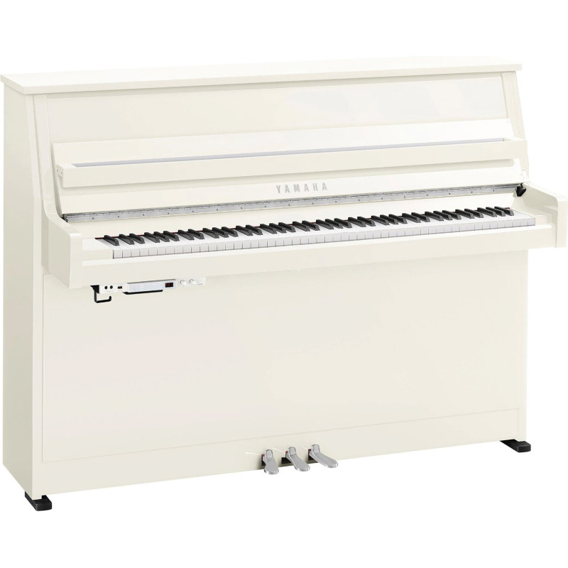YAMAHA B10 TC3 PWHC blanc laqué chrome transacoustic TC3