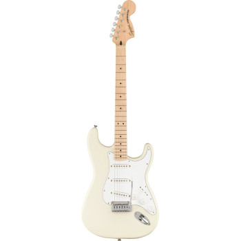 SQUIER Affinity Series Stratocaster Maple Fingerboard White Pickguard Olympic White