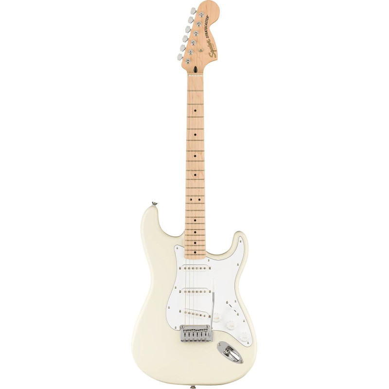 SQUIER Affinity Series Stratocaster Maple Fingerboard White Pickguard Olympic White