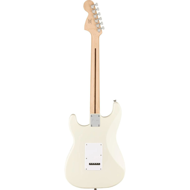 SQUIER Affinity Series Stratocaster Maple Fingerboard White Pickguard Olympic White