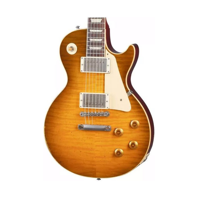 GIBSON 1959 Les Paul Standard Reissue Heavy Aged Golden Poppy Burst