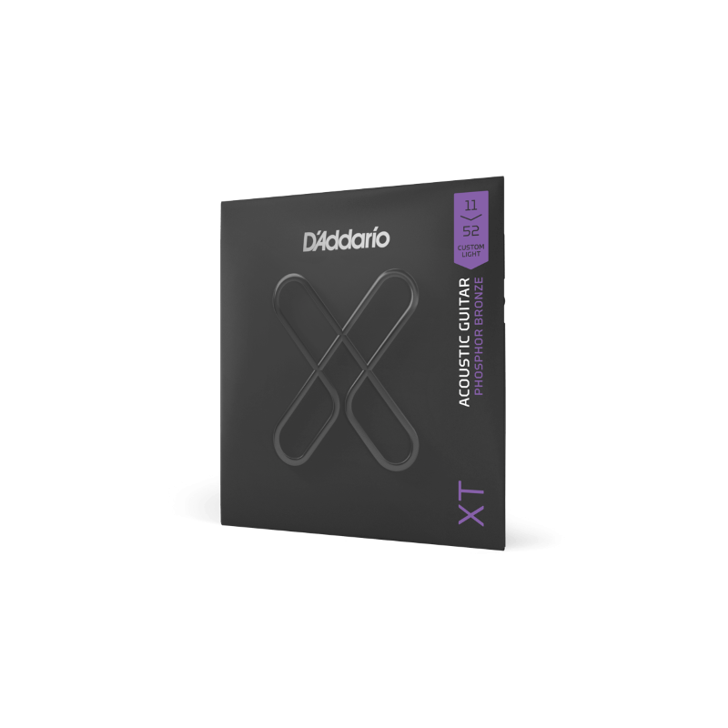 D'ADDARIO XTAPB1152 D'Addario XT Acoustic Phosphor Bronze, Custom Light, 11-52