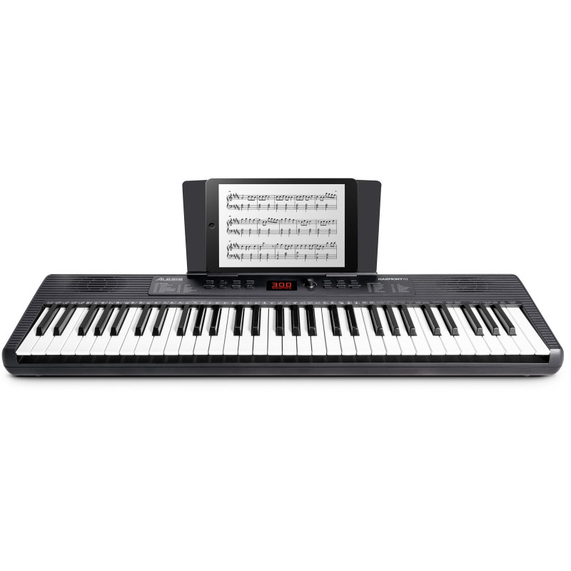 ALESIS HARMONY61MK4 Piano portable 61 touches, haut-parleurs intégrés, stand, casque, pédale sustain