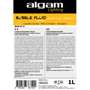 ALGAM LIGHTING BUB-ST-1L liquide bulles standard 1l