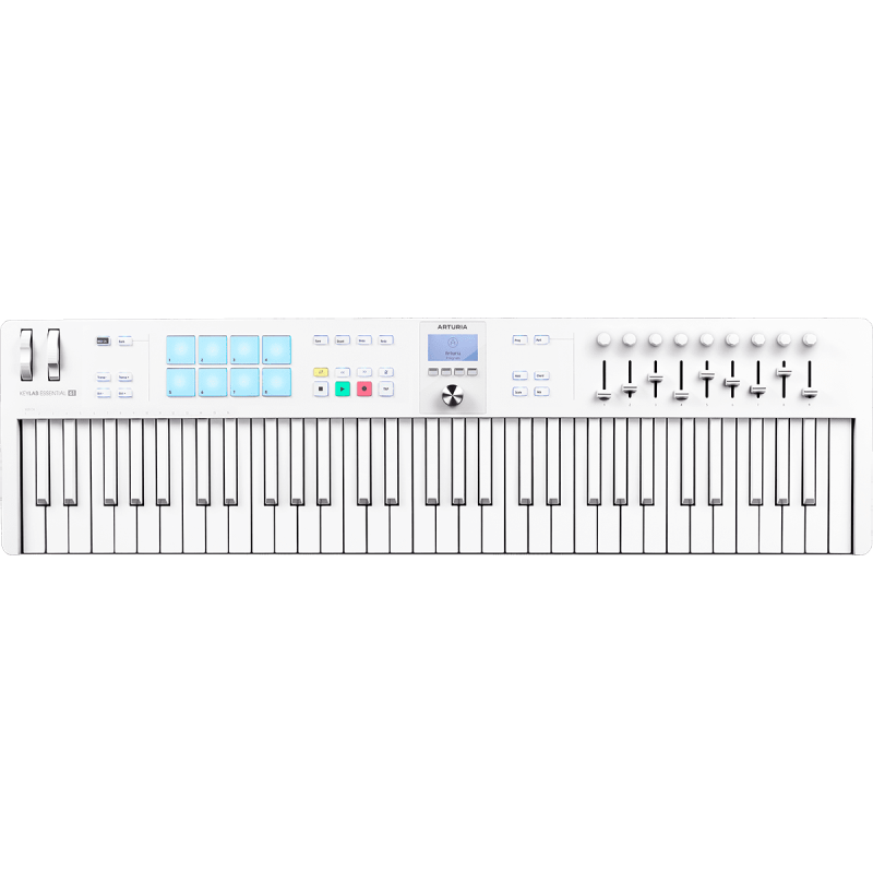 ARTURIA ESSENTIAL3-61-ALP clavier maitre essential 3 61 alpine white