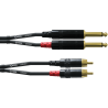 CORDIAL CFU3PC câble audio double jack mono/rca 3 m