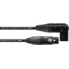 CORDIAL CPM5FMR câble micro avec xlr mâle coudée 5 m