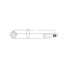 CORDIAL EM0.5FV câble audio xlr femelle / jack stéréo - 50 cm