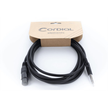 CORDIAL EM0.5FV câble audio xlr femelle / jack stéréo - 50 cm
