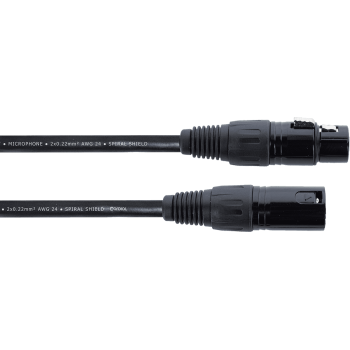 CORDIAL EM6FM câble micro xlr 6 m